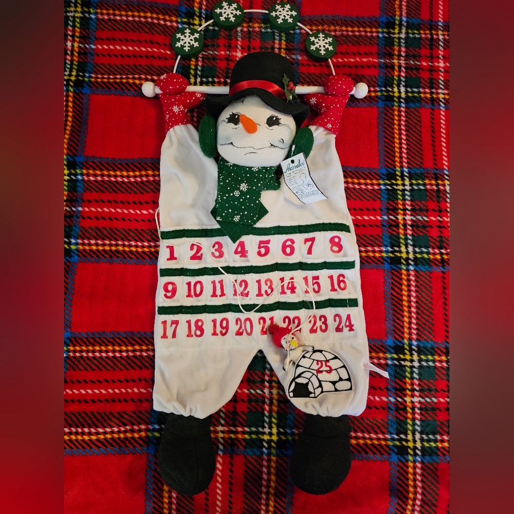 2004 ANNALEE Christmas Snowman Advent Calendar